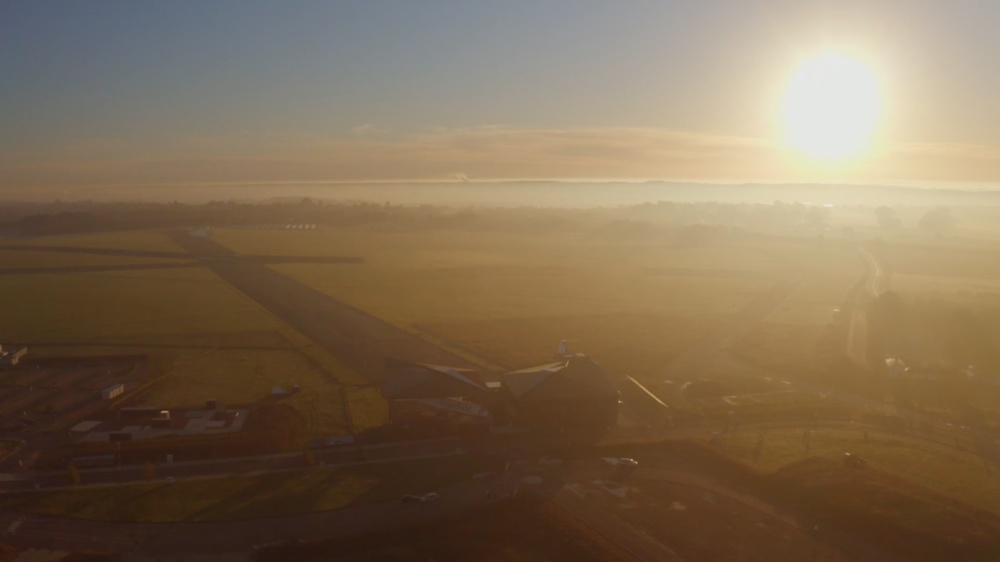 Project RISE aerial drone over power infrastructure
